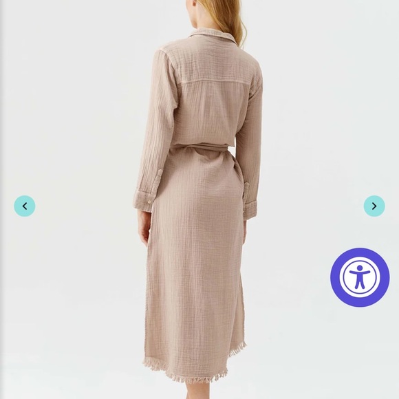 NEW NWOT Melissa Odabash Margot Beige Maxi Dress M - Picture 3 of 9